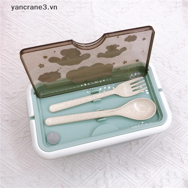 Hộp Đựng Cơm Trưa Hai Tầng Sức Chứa Lớn Hình Cinnamoroll Kuromi Dễ Thương Dành Cho Học Sinh yancrane3.vn