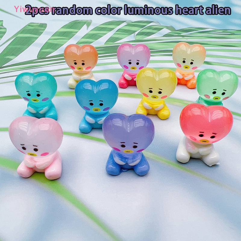 2 Đồ trang trí Trái Tim Người Ngoài Hành Tinh Trang Trí Mới