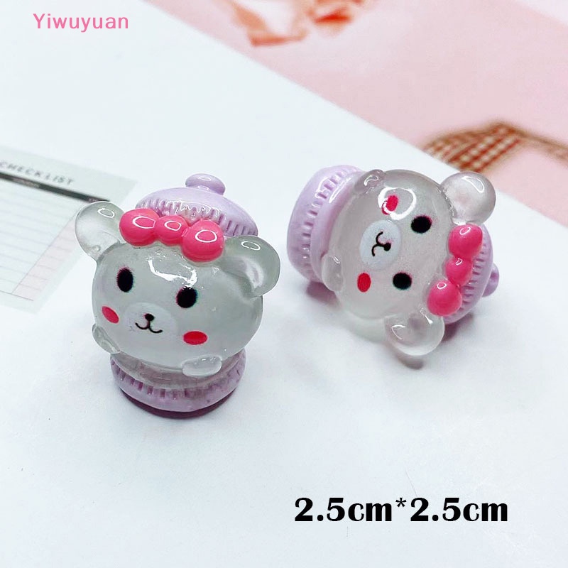 1 Thỏ / Gấu Dạ Quang Trang Trí Phong Cảnh DIY Mới