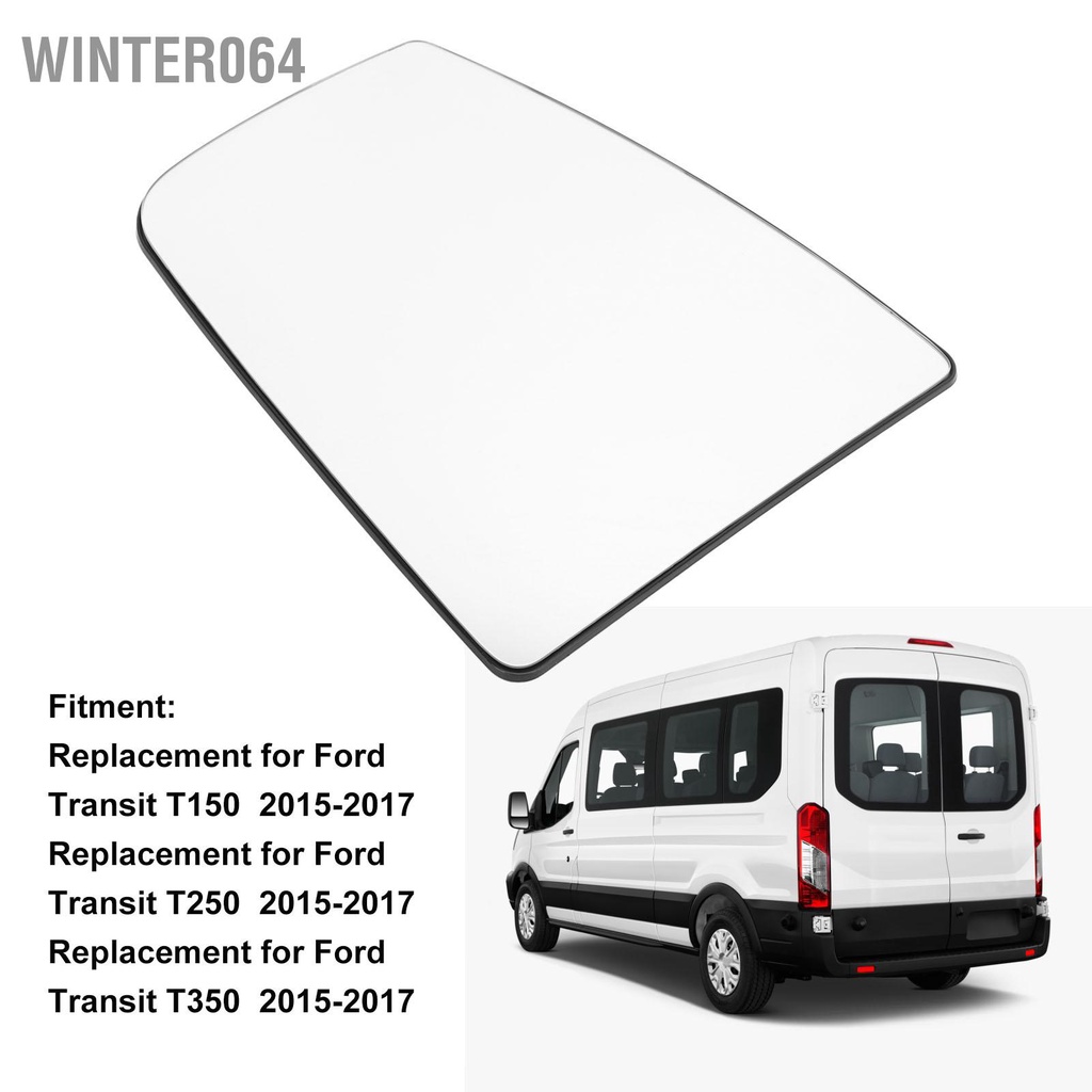 Winter064 Mặt Gương Kính CK4Z17K707A Trên Kéo Thay Thế Cho Ford Transit T150 T250 T350 2015‑2017