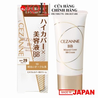 Kem nền bb cezanne mineral cover spf 29 pa++++ tuýp 30g