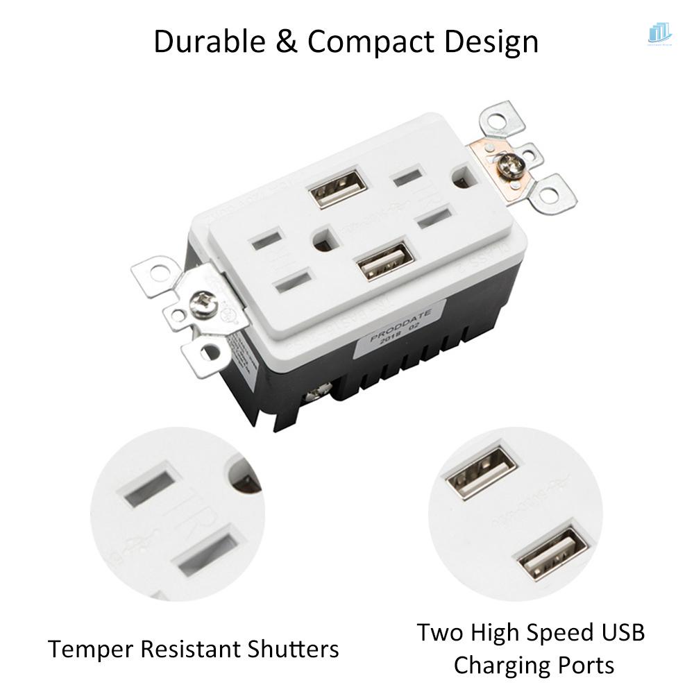 Ổ Cắm Sạc Hai Cổng USB (s2mwvn) TR-BAS15-2USB 15A