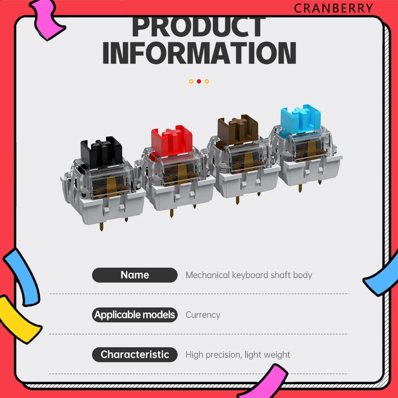 Gateron Pro Switch/Cleam Yellow - RGB/Linear/Tactile/Giá Rẻ Hiệu Năng Cao Dùng Cho Bàn Phím-CY