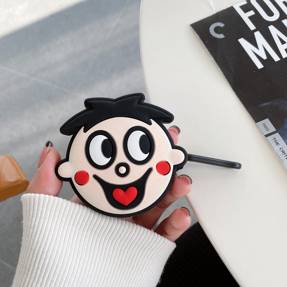 Vỏ Bảo Vệ Hộp Sạc Tai Nghe Bluetooth Samsung Galaxy buds live / buds 2 2pro / buds pro Bằng Silicon Họa Tiết Hoạt Hình Vui Nhộn