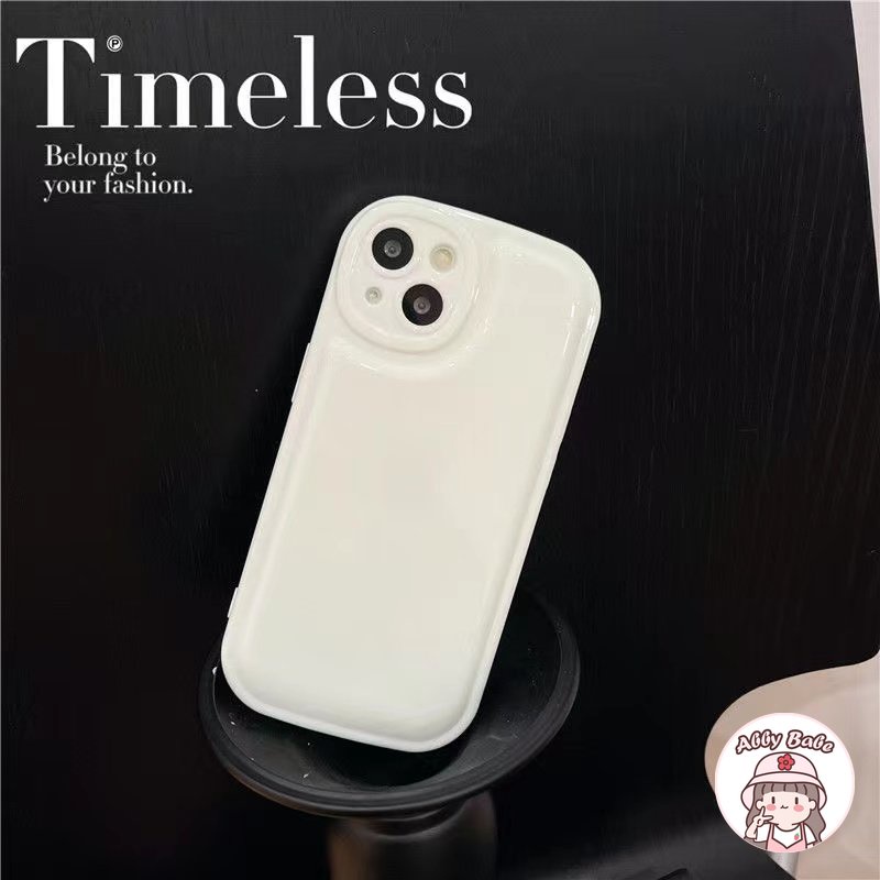 Ốp Điện Thoại TPU Mềm Chống Sốc Màu Trắng Sang Trọng Cho IPhone 14 Pro Max 11 12 11 Pro Max X XS