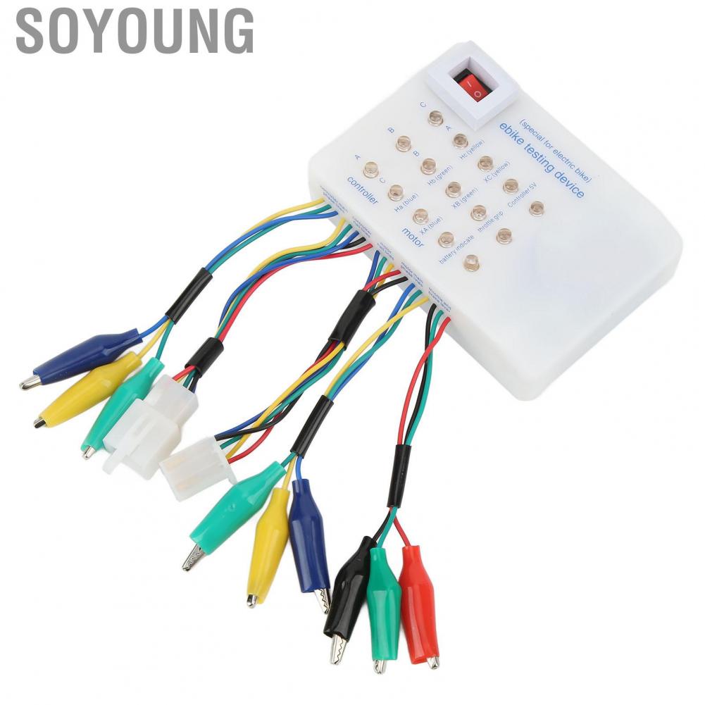 Soyoung Scooter Brushless  Controller Tester  Compact Size Brushless  Controller Tester Angle Discrimination Lightweight Phase Sequence ABC  for Electric Bike