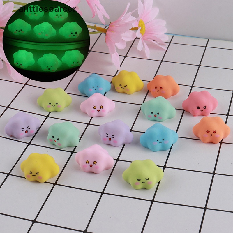 Er Set 3 Mô Hình Makaron Đám Mây Dạ Quang Trang Trí Điện Thoại diy