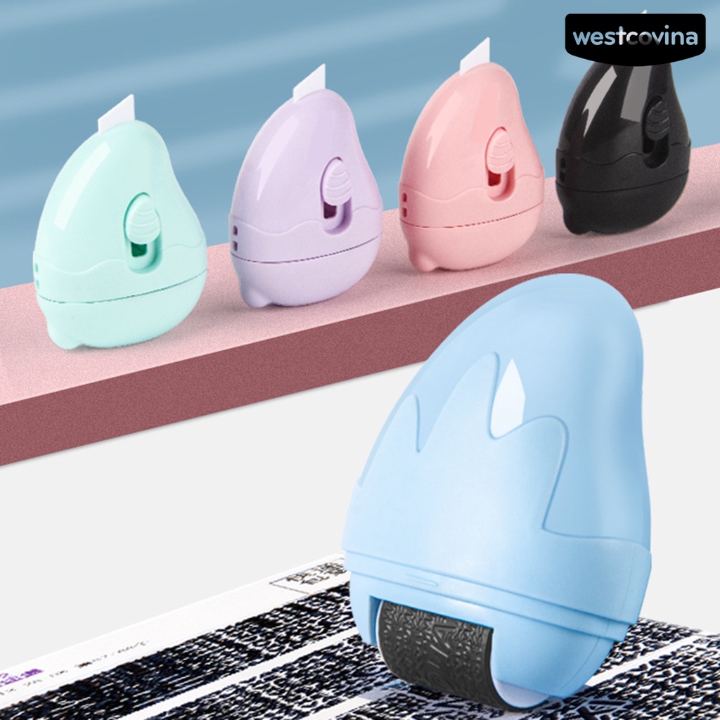 [COD]♪1 Bộ Con Dấu Lăn Nhanh Khô Chống Thấm Nước Giúp Bảo Vệ Sự Riêng Tư Tiện Dụng