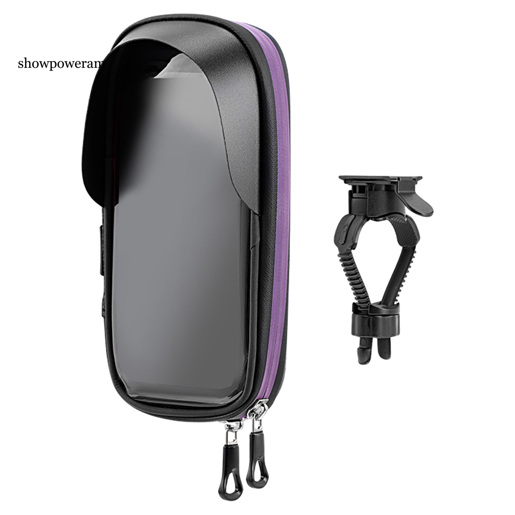 1 Bộ Túi Đựng Điện Thoại Đa Hướng Gắn Tay Lái Xe Đạp Có Thể Chạm Màn Hình Cảm Ứng