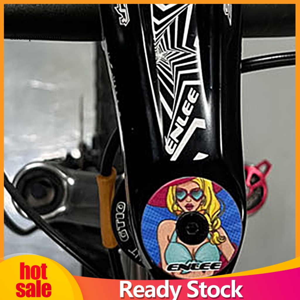 Nắp Thân Xe Đạp Bằng Sợi Carbon Họa Tiết Hoạt Hình Dễ Lắp Đặt Tiện Dụng