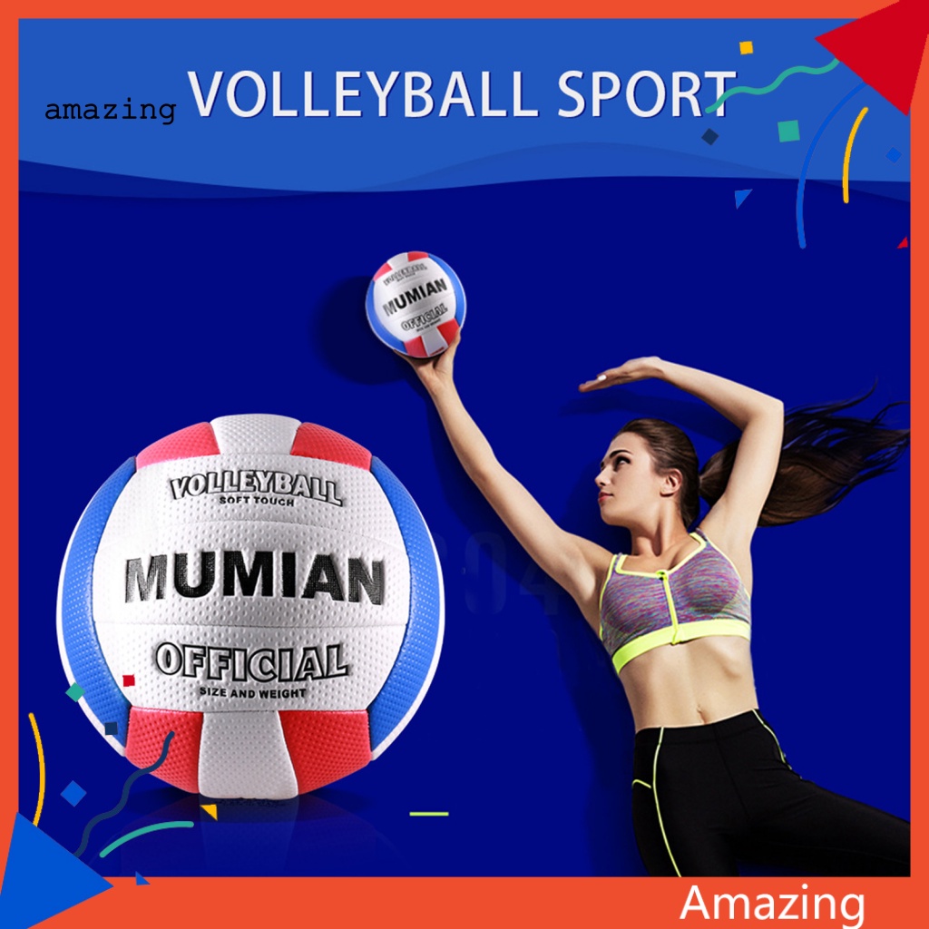 Bóng Chuyền Bơm Hơi Mềm Mại Chống Mòn Dùng Luyện Tập Ngoài Trời