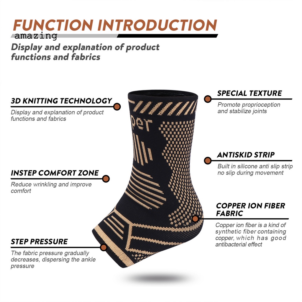 1 Vỏ Bọc Mắt Cá Chân Trọng Lượng Nhẹ Hỗ Trợ Chơi Thể Thao