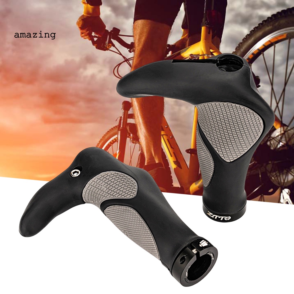 1 Cặp Vỏ Bọc Tay Lái Xe Đạp Hai Mặt Khóa Hấp Thụ Sốc