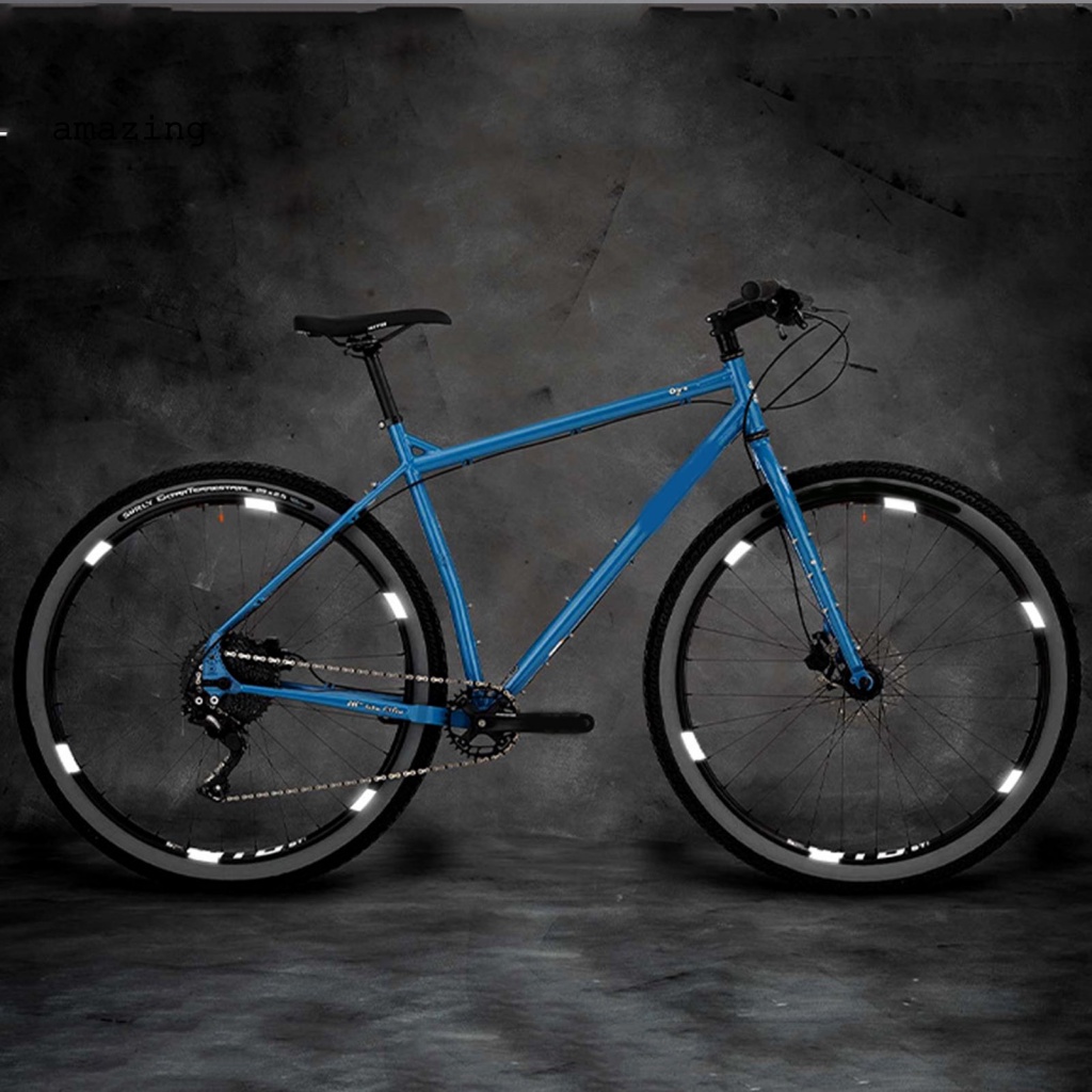 Bộ 12 Miếng Dán Phản Quang Siêu Mỏng Trang Trí Bánh Xe Đạp Leo Núi Ban Đêm