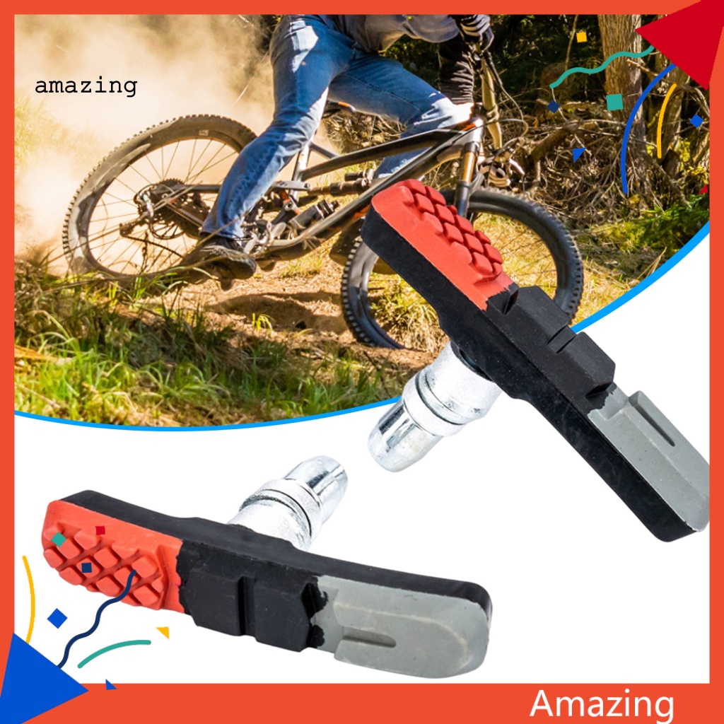 1 Cặp Má Phanh Xe Đạp Hình Chữ V Chống Biến Dạng