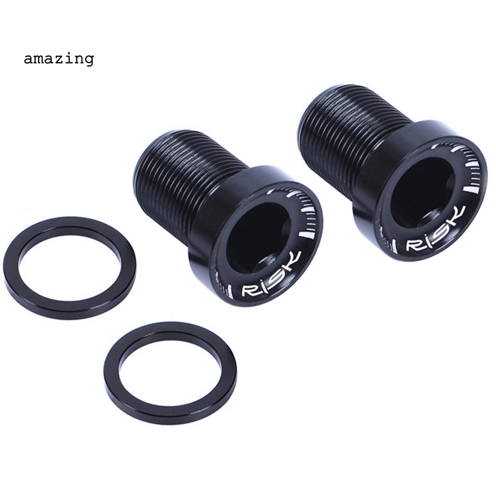 Bộ 2 Ốc Vít Bằng Hợp Kim Nhôm Cố Định Tay Quay Chống Ăn Mòn Cho Xe Đạp MTB