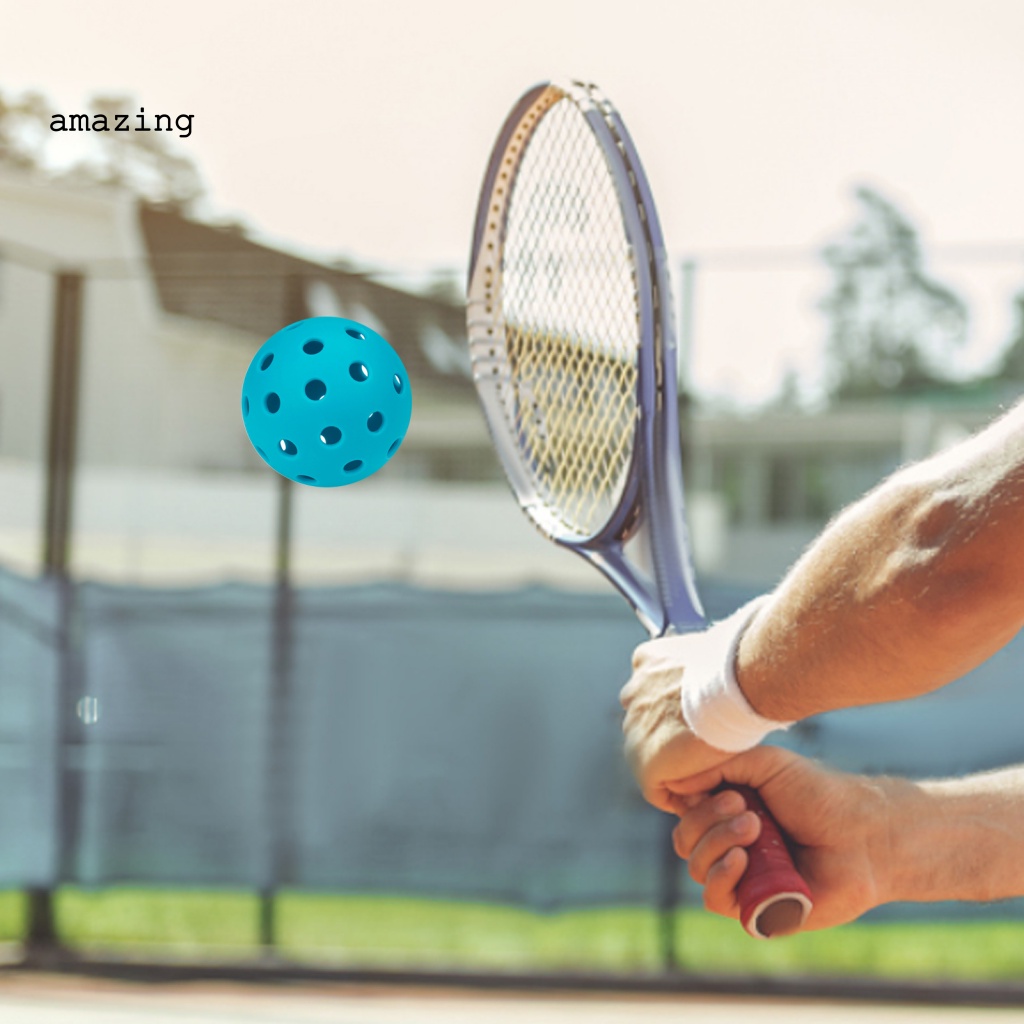 1 Set Quả Bóng Nhựa PE Có Lỗ Dễ Dàng Mang Theo Khi Chơi Thể Thao Trong Nhà Và Ngoài Trời