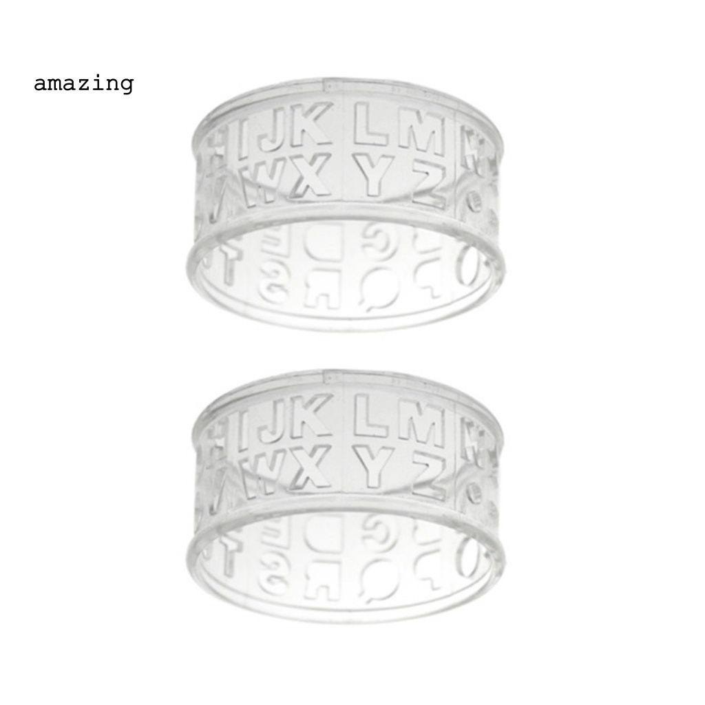 Bộ 2 Miếng Lót Gậy Đánh Dấu Bóng Golf Trong Nhà In Chữ Tiếng Anh