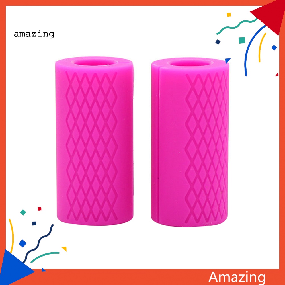 1 Cặp Đai Quấn Tạ Bằng Silicone Dày Dặn Tiện Dụng Cho Người Tập Gym