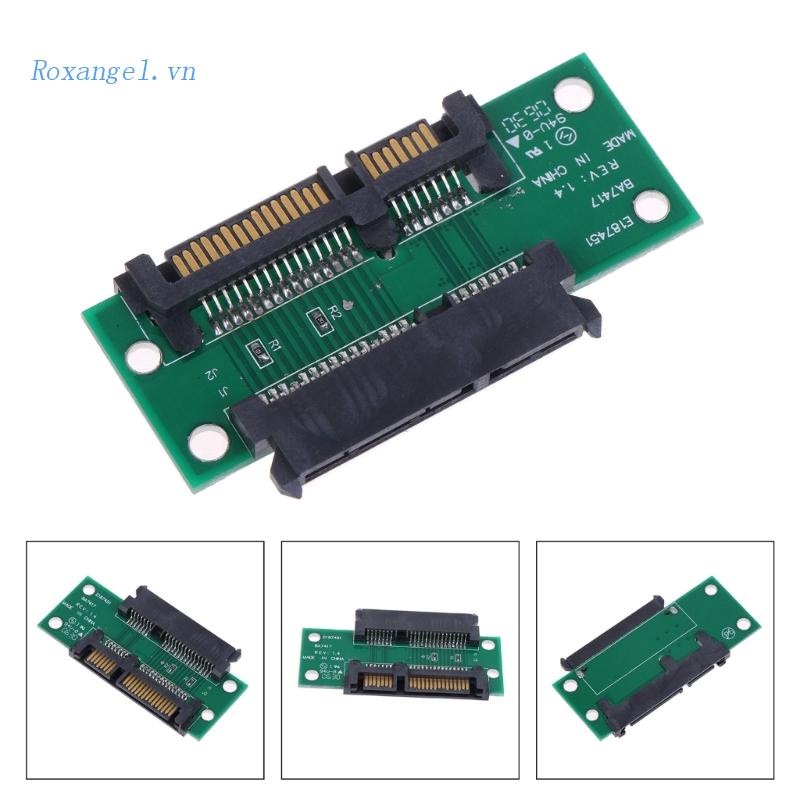 Đầu Chuyển Đổi ROX 3.5 &quot;&amp; 2.5 inch 22Pin 7 + 15 Male Sang 22P Female