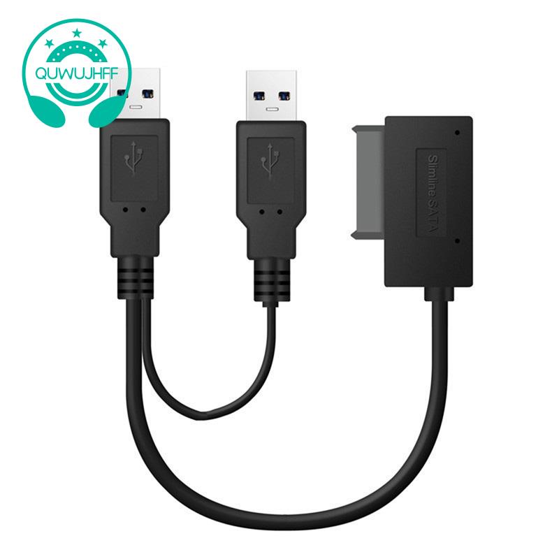 1 CáP ChuyểN ĐổI SATA USB2.0 Sang 6 + 7 13Pin SATA, USB 2.0 Cho Laptop CD-ROM DVD-ROM ODD