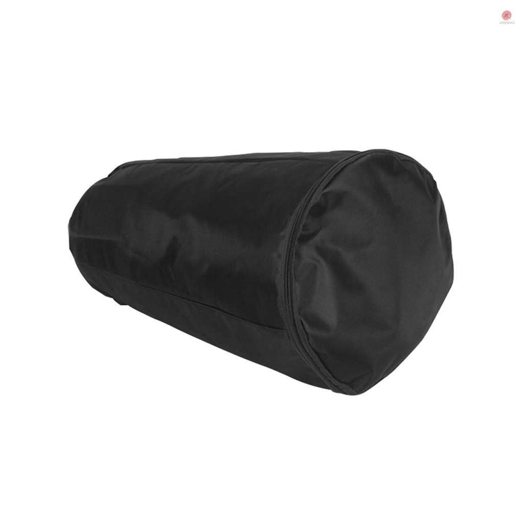 Túi Xách Vải Oxford Chống Thấm Nước Màu Đen 8 Inch Họa Tiết Djembe Châu Phi Độc Đáo