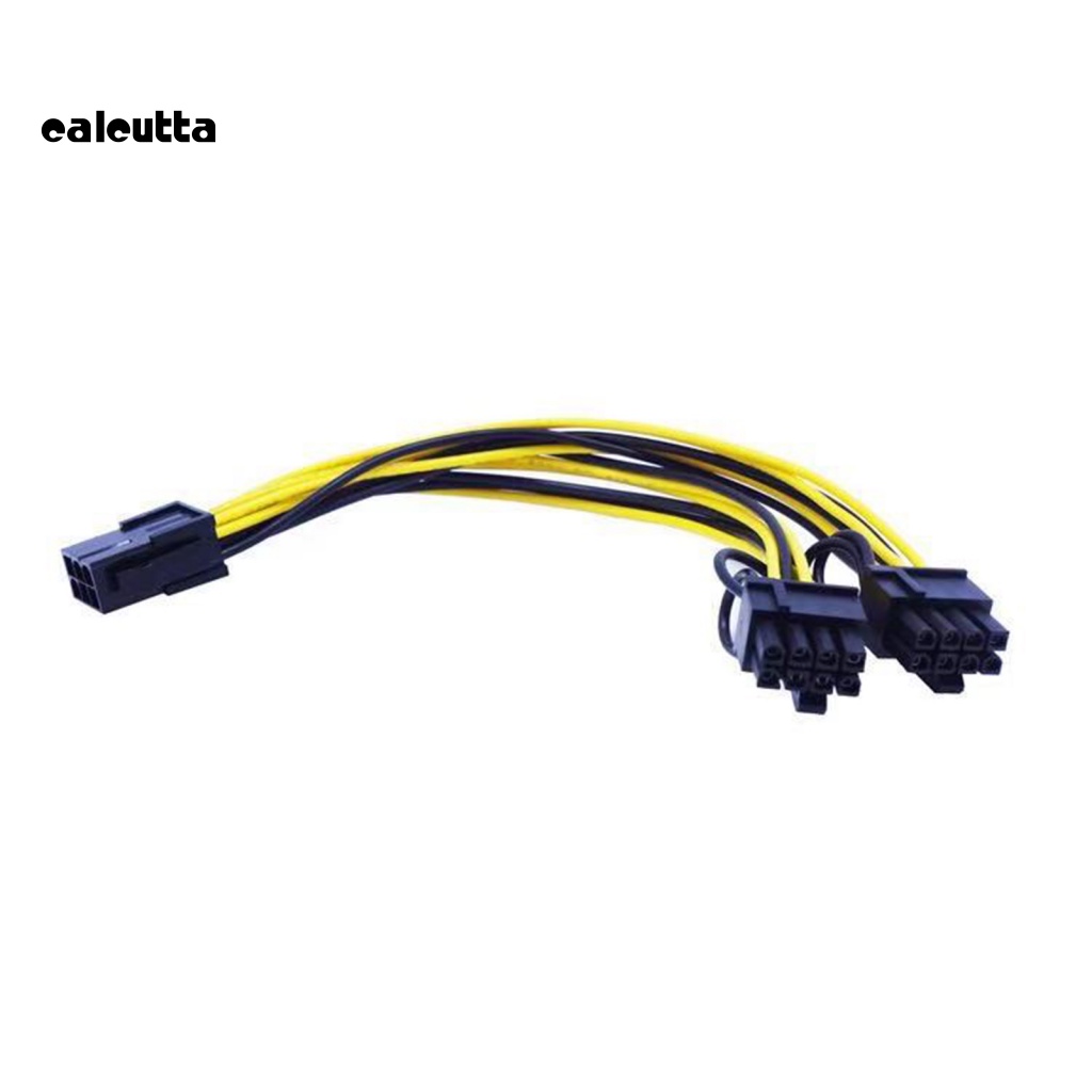 Set 5 Dây Cáp Nối Dài 20cm Chuyển Đổi 6 Pin Sang 8 Pin Cho Thẻ Đồ Họa Máy Tính