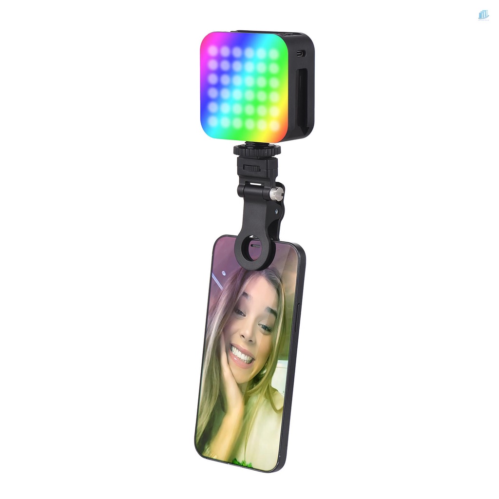 Đèn LED Hai Mặt 2500K-9000K 24 Cảnh Báo Kèm Kẹp Màn Hình Tiện Dụng