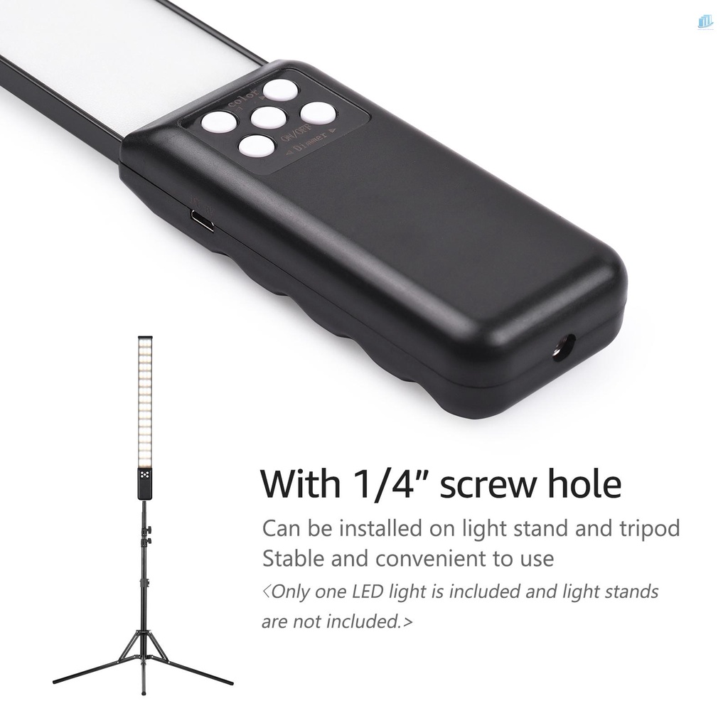 ANDOER Smartwatchinone Đèn LED Hỗ Trợ Chụp Ảnh Ánh Sáng 3000K-5700K CRI95 Kèm Cáp Sạc USB