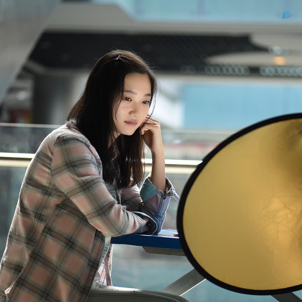 Đèn Phản Quang 5 Trong 1 80cm / 32Inch Màu Bạc / Vàng / Trắng / Đen Có Thể Gập Lại Đa Chiều Kèm Túi Đựng Cho Studio Chụp Ảnh Ngoài Trời