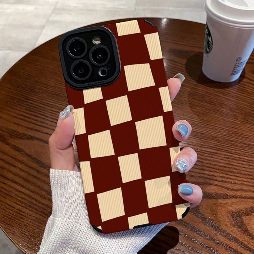 Ốp Điện Thoại TPU Chống Rơi Họa Tiết Kẻ Sọc Đơn Giản Cho IPhone 11 14 13 12 Pro Max X XR 8 7 Plus SE