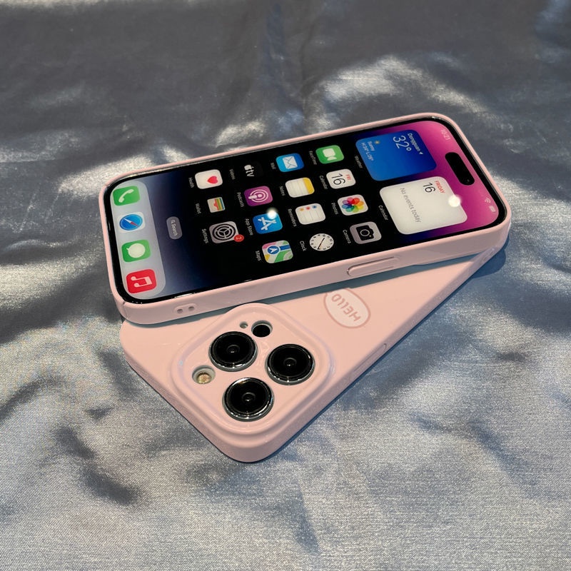 Ốp Điện Thoại Màu Hồng Họa Tiết Heo Dễ Thương Cho Iphone 148iphone12promax 137xs xr 11 / Apple plus / 0QQN