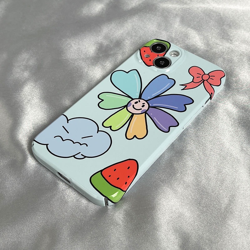 Ốp Điện Thoại Cứng / Toàn Diện In Họa Tiết Hoa Hướng Dương Nhiều Màu Cho Iphone Xr xs1278 / 11 max14proiphone13 04LH