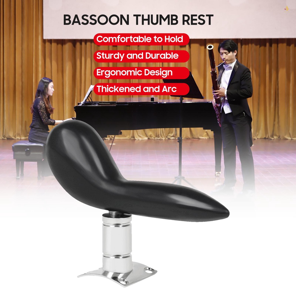 Đệm Đỡ Ngón Tay Dày Dặn Kèm 4 Ốc Vít Cho Đàn Bassoon