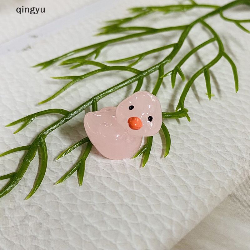 Bộ 5 Kẹp Tóc Vịt Bằng Resin Màu Dạ Quang DIY