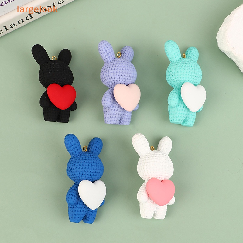 1 Móc Khóa Hình Thỏ Hoạt Hình DIY Xinh Xắn