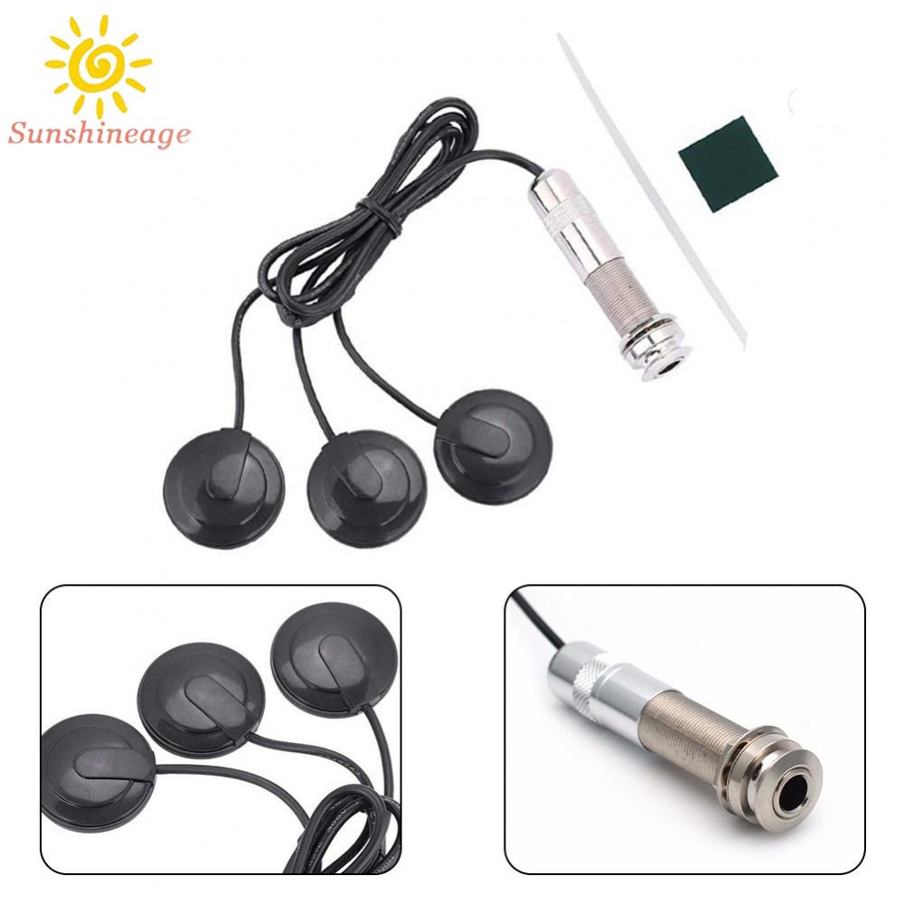 Pickup Ba Piezo 6.35mm Cho Đàn Guitar, Violin, Mandolin