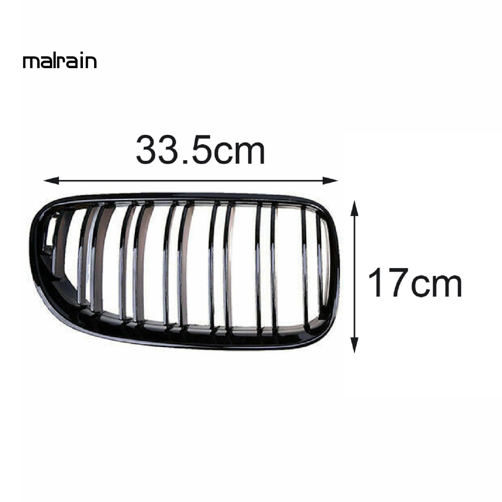 1 Cặp Lưới Tản Nhiệt Bằng ABS Màu Đen Chống Phai Màu Cho Xe Hơi 51137254967 51137254970 51137254968 Phụ Kiện Chuyên Dụng Cho Xe Hơi BMW 3 Series E92 E93 Coupe 10-14