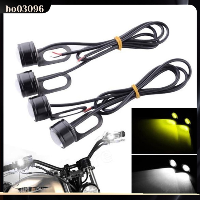 Đèn Pha 3 Bóng Led 12v GW250 Trang Trí Gương Chiếu Hậu Xe Mô Tô