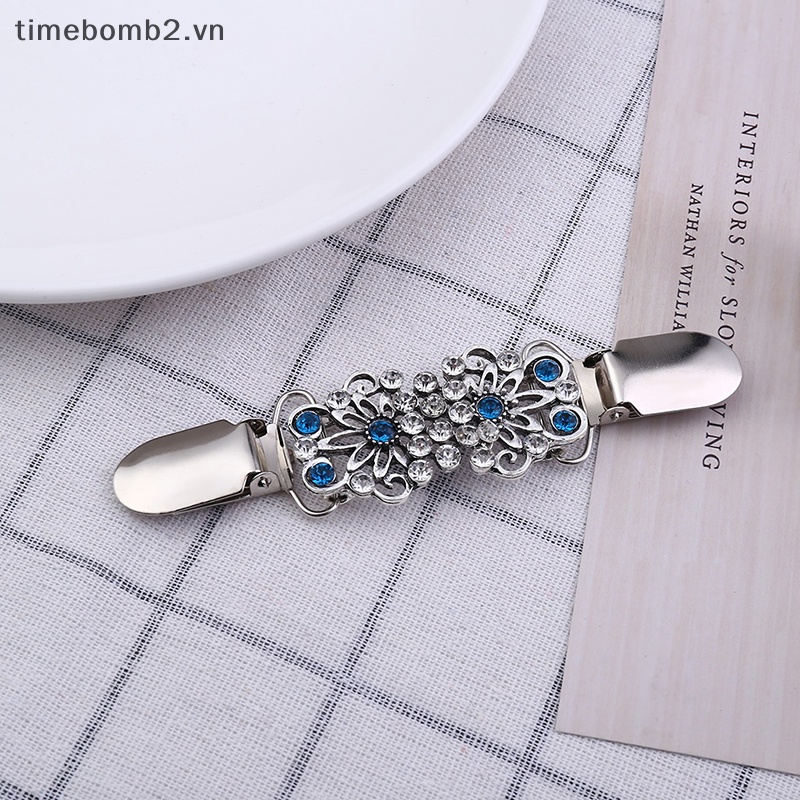 {Timebomb} Kẹp Cài Áo Cardigan Sweater / Khăn Choàng Cổ Hình Chú Vịt Cho Nữ