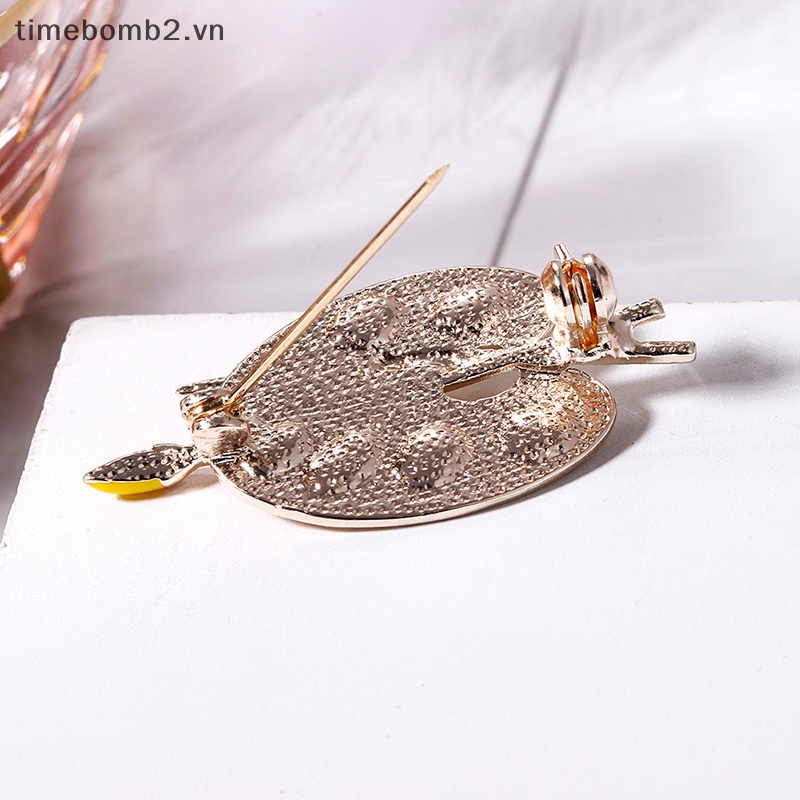 {Timebomb} Ghim Cài Áo Thời Trang Nhiều Màu Sắc Tráng Men Dành Cho Nữ