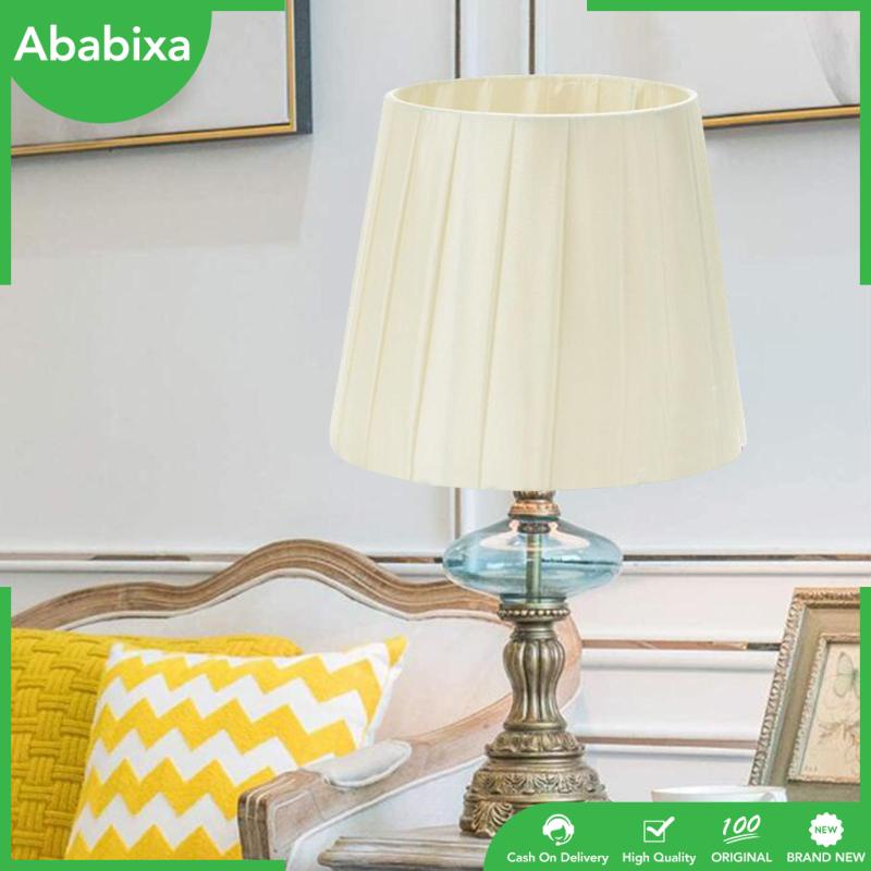 Vỏ Bọc Đèn Bàn Bằng Vải Xếp Ly Thay Thế Tiện Dụng Cho Phòng Khách / Phòng Ngủ