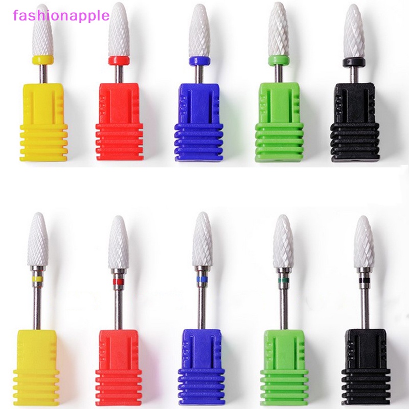 Mũi Khoan Móng Nghệ Thuật Đầu Phẳng 3 / 32 &quot;Bằng Sứ