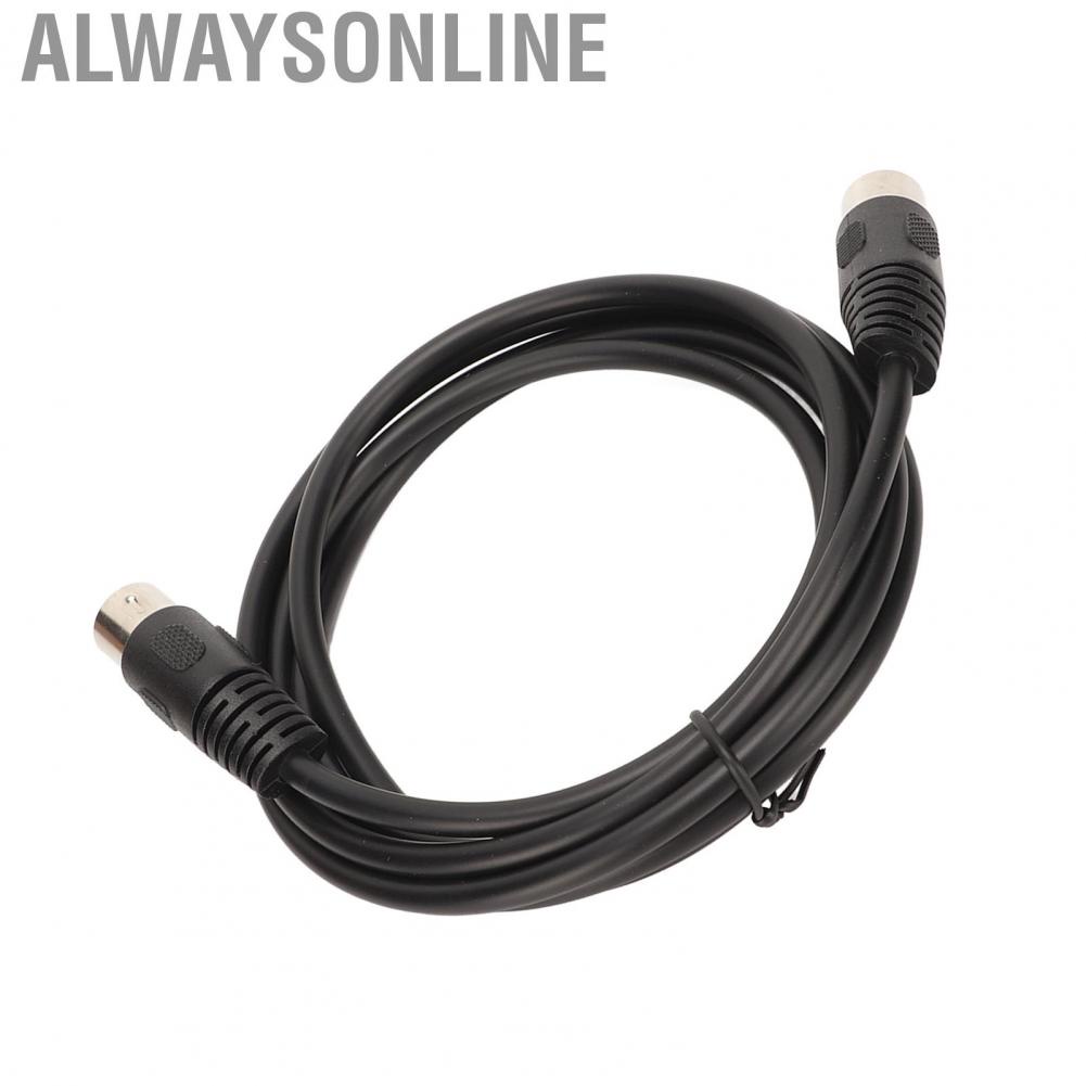 Alwaysonline 8 Pin Din Male To 6 Cable  Stable Transmission Tangle Free Plug and Play Flexible for