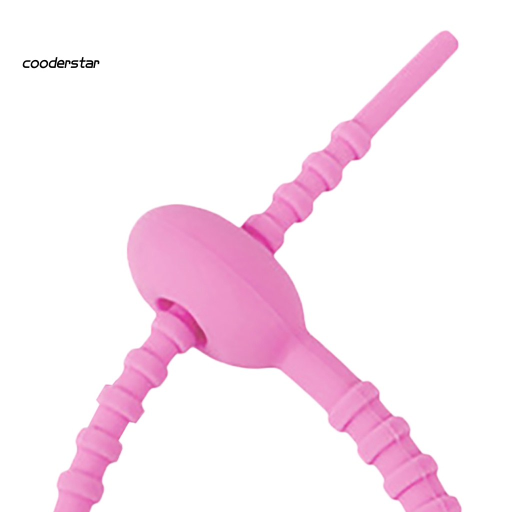 Set 10 Kẹp Silicone Tự Khóa Dây Cáp Chống Đứt Tiện Dụng