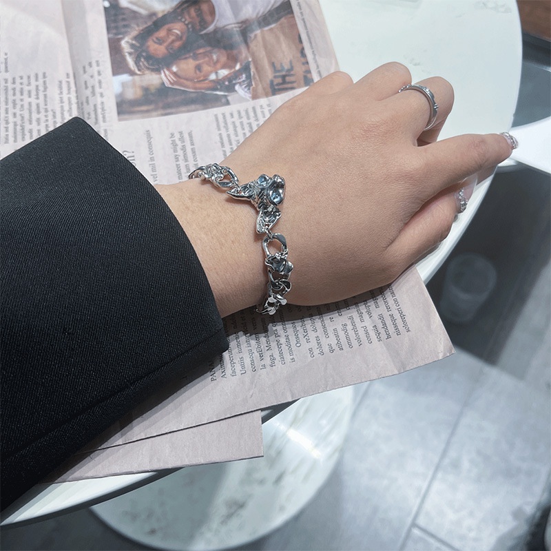 Vòng Đeo Tay Hình Mèo Phong Cách Hip hop Thời Trang