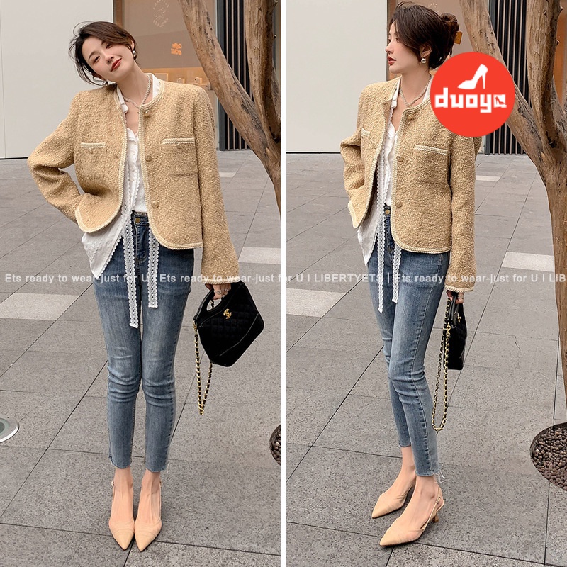 Giày Cao Gót Mũi Nhọn Hở Ngón Phối Lưới Dây Đeo Sau Lưng Dễ Phối Đồ Thời Trang Cho Nữ