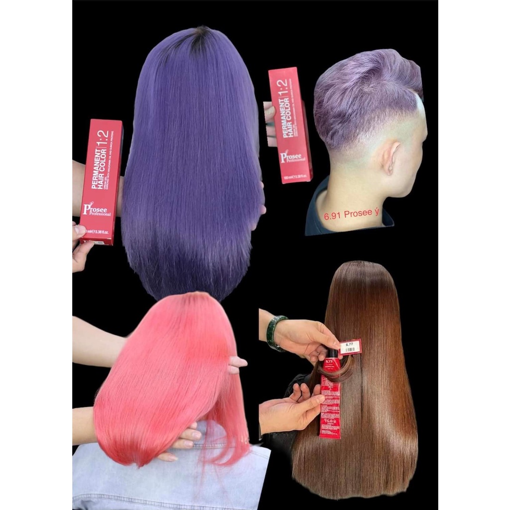 Thuốc Nhuộm Tóc Prosee Leo Shiny Hair Color Chính Hãng 100ml