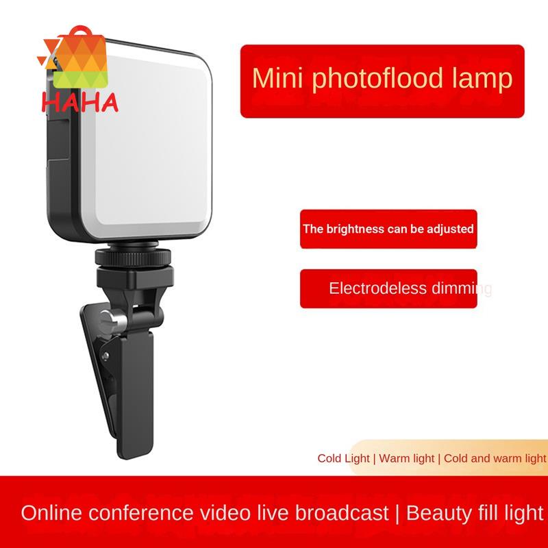 1 Bộ Đèn LED FL02 Mini Hỗ Trợ Quay Video / Chụp Ảnh Cho Máy Tính