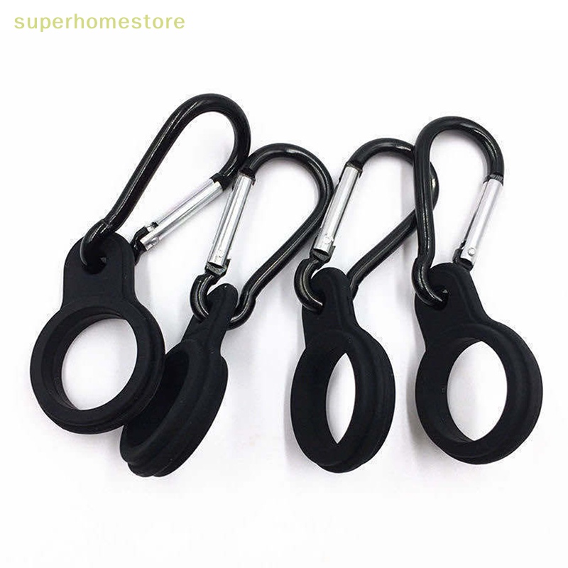 1 Giá Đỡ Bình Nước Bằng Nhôm Chất Lượng Cao Kèm Móc Cao Su Tiện Dụng Mang Theo Du Lịch Cắm Trại